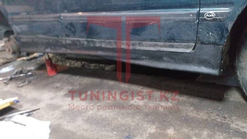 Ауди с4 Zender обвес накладки на бампера и пороги Audi 100 А6