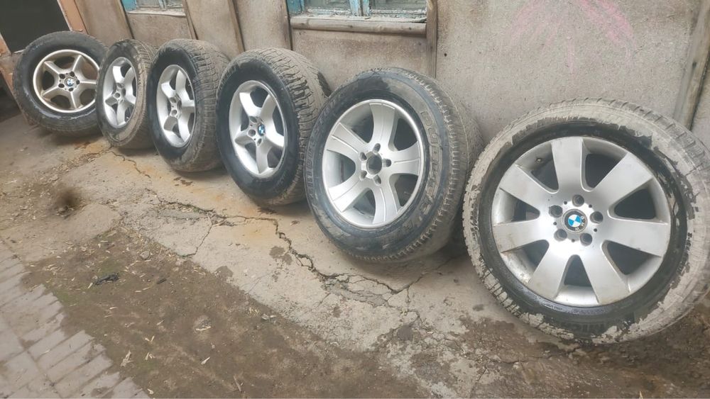 Диски с резиной б/у на БМВ Х5
