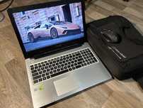 Мощный ноутбук Asus в полном комплекте
