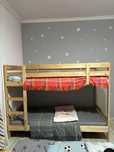 Двухярусная кровать Ikea с матрасом Ikea