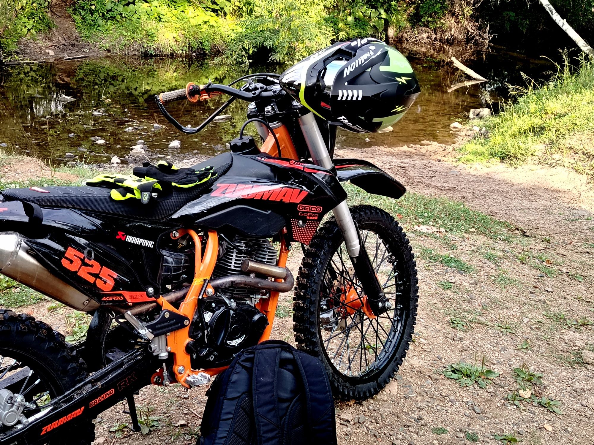 Обменяю эндуро мотоцикл ZUUMAV K5 CB250FR