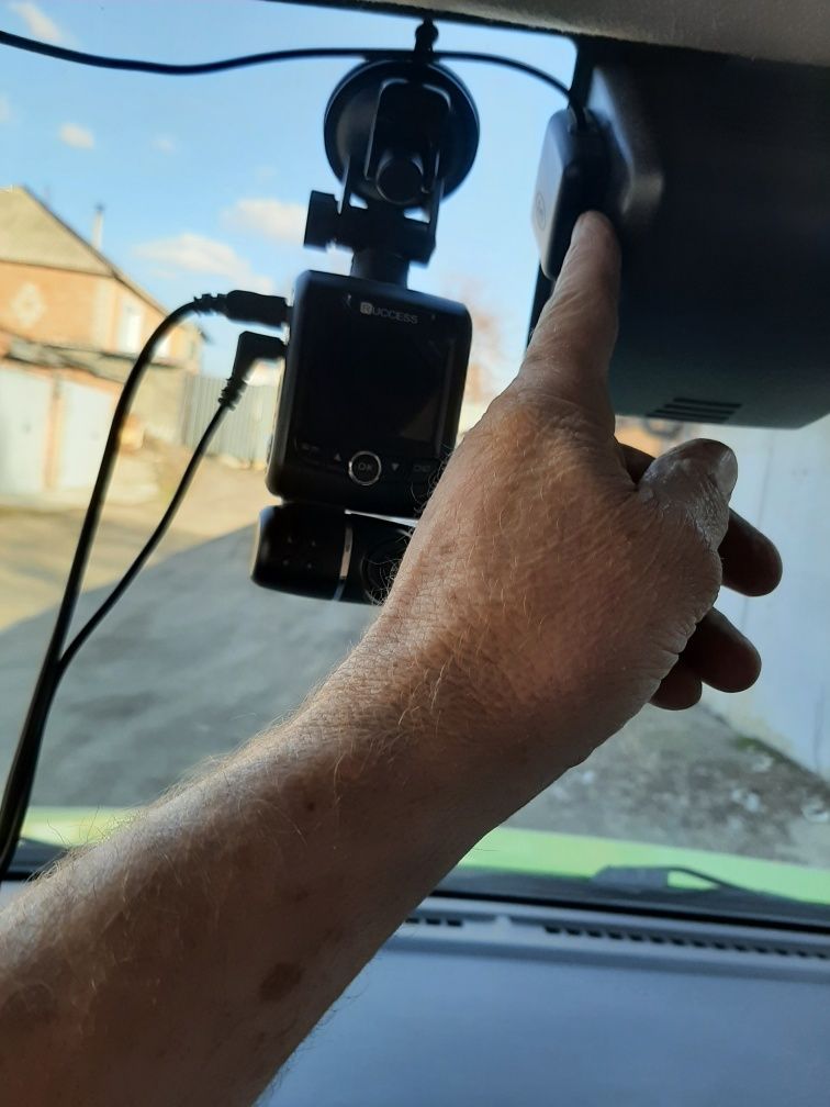 Видеорегистратор 2 камеры + GPS модуль
