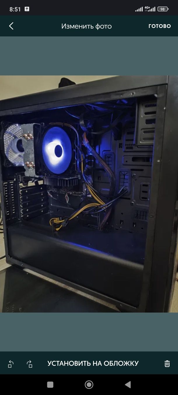 I3 10100f, gt730, 16ozu, ssd+hhd игровой компьютер