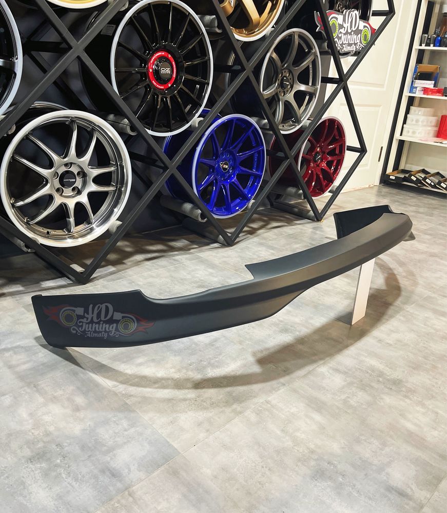 Губа V2 на передний бампер Subaru Legacy BL/BP Дорестайлинг