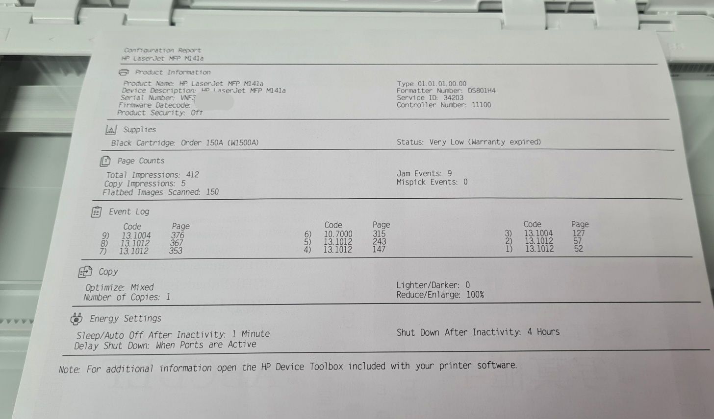 Продаю черно-белый лазерный принтер 3в1 Мфу HP LJ MFP 141a