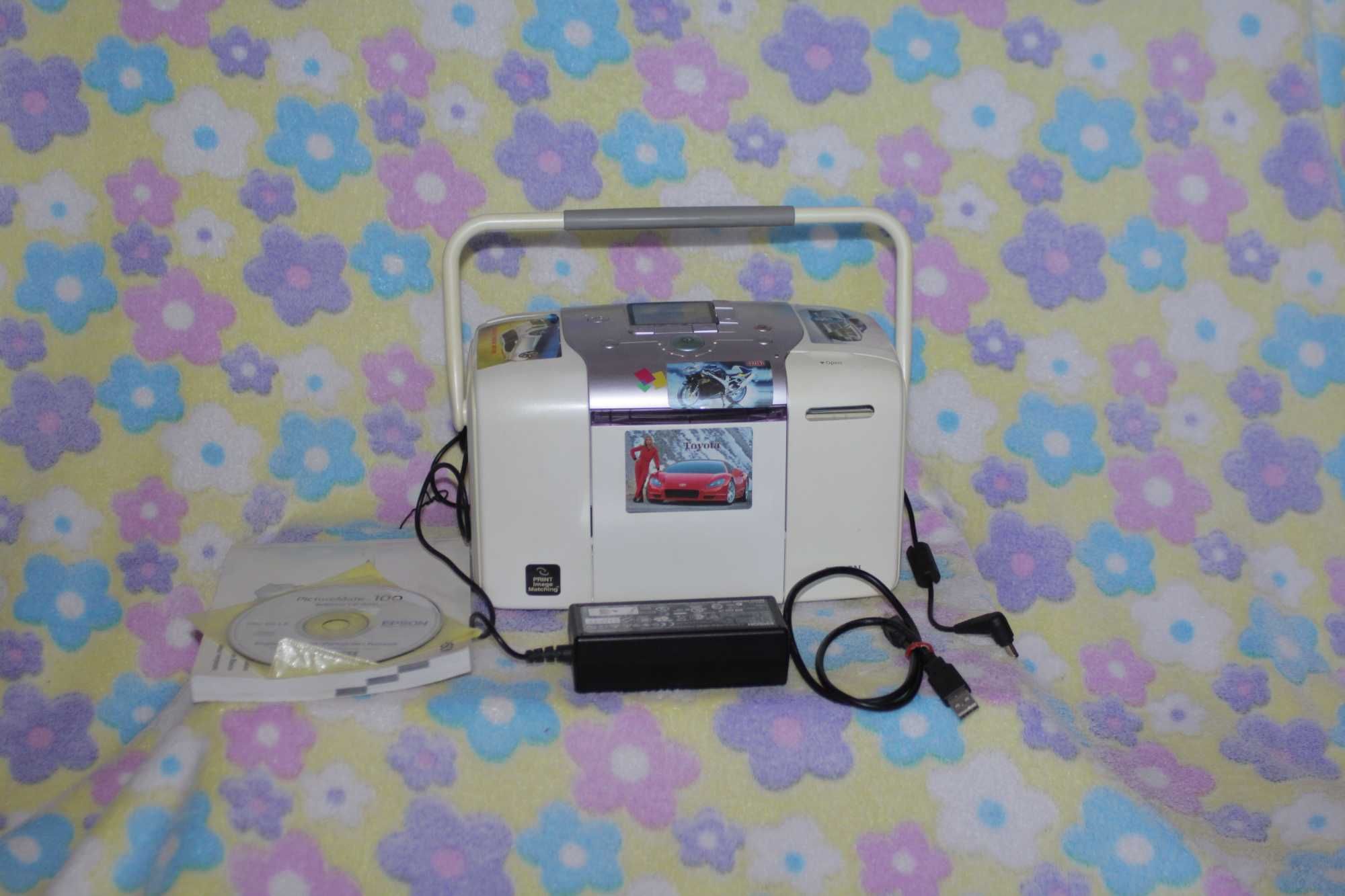 Фотостудия Epson PictureMate 100, принтер портативный.