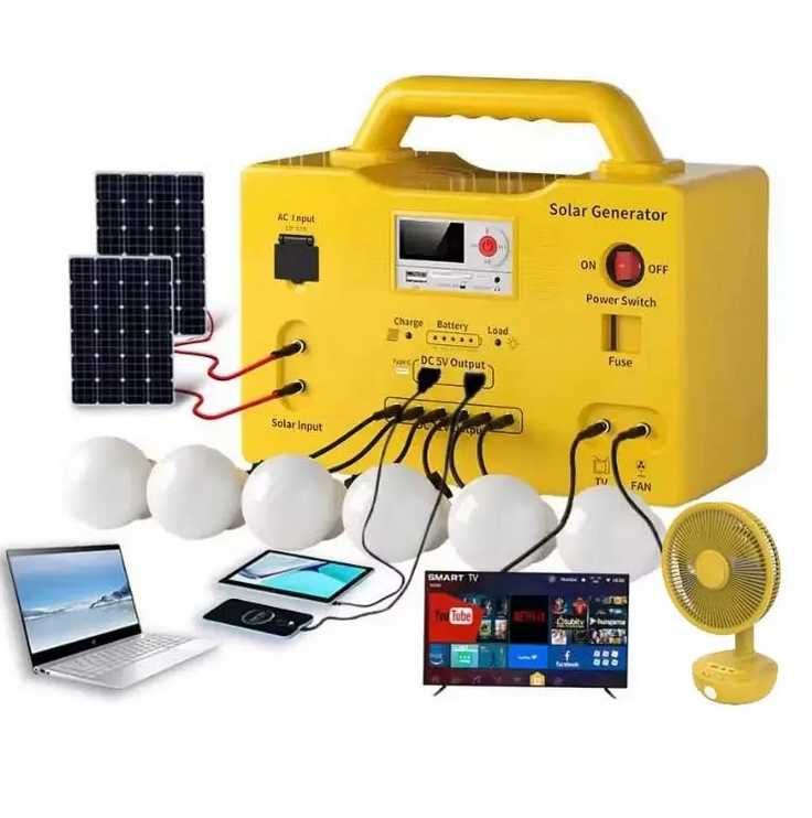 Солнечная система освещения SG1210W +  авто инвертор