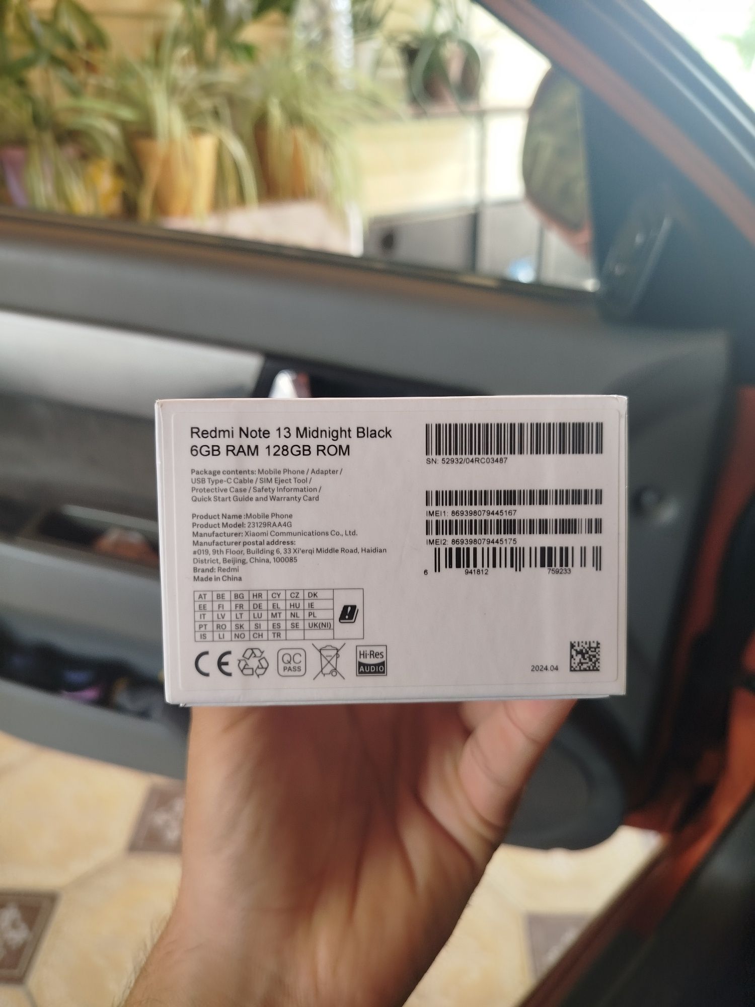 Xiaomi Redmi note 13