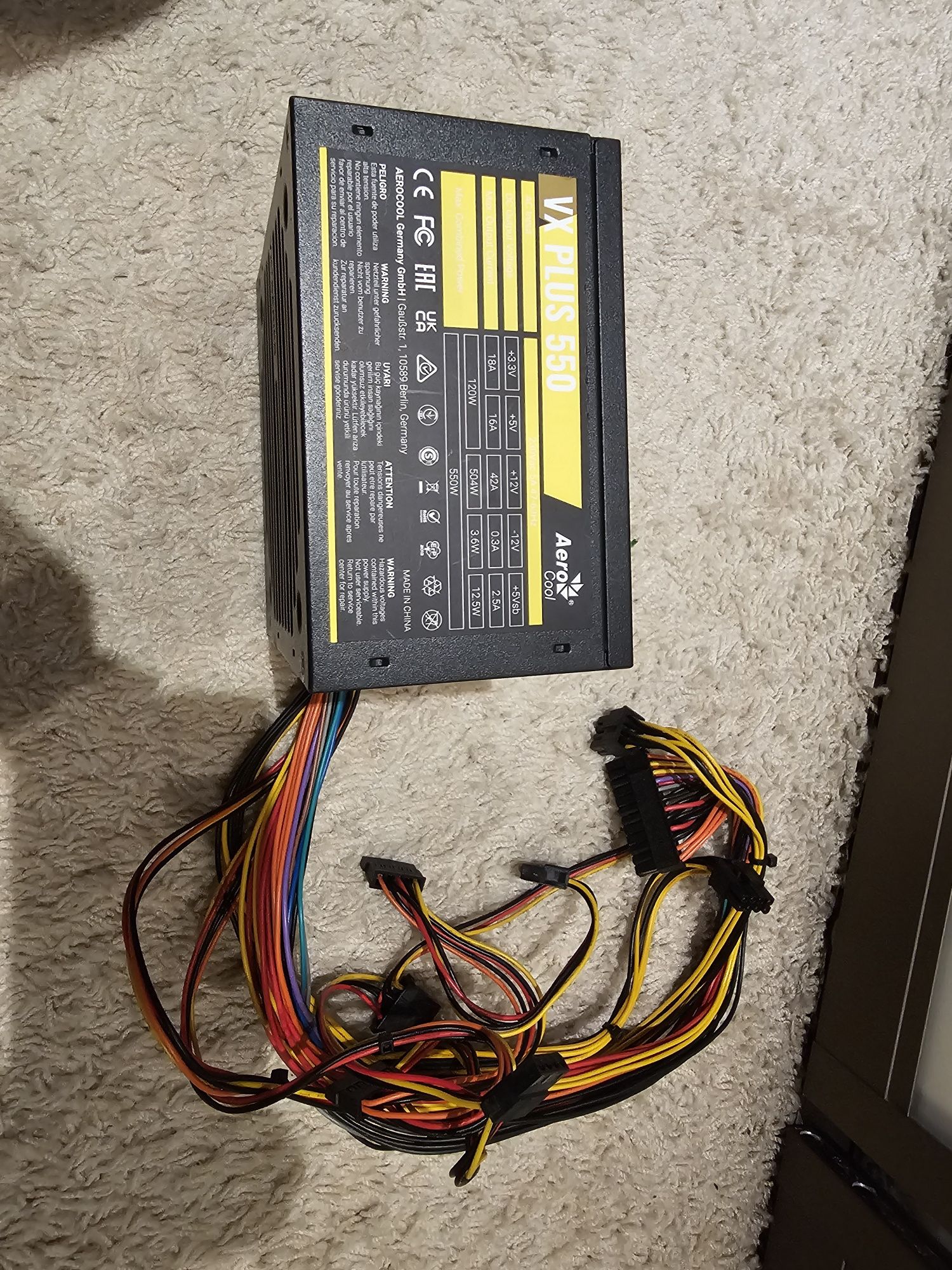 Блок питания АeroCool VX Plus 550 Вт
