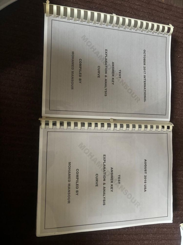Продаются прошлые пробники по SAT