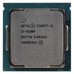 Процессор Intel Core i3 9100F, 12100F oem, новые
