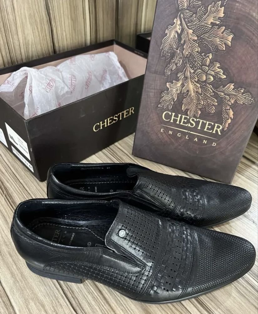 Chester. Англия. Мужские отрытые туфли 41 р оригинал