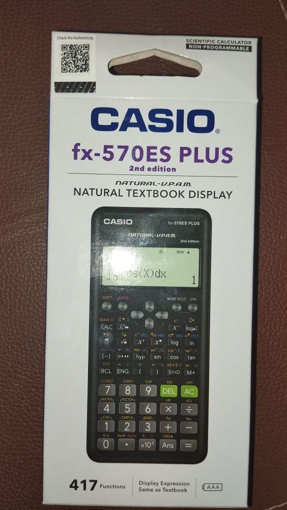 Калькулятор непрограммируемый Casio fx 570 es plus