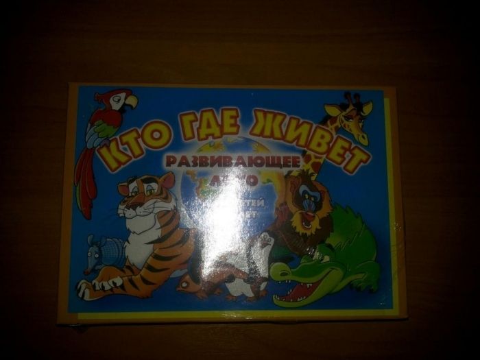 Игра "Кто где живёт?" (для детей от 3х лет)