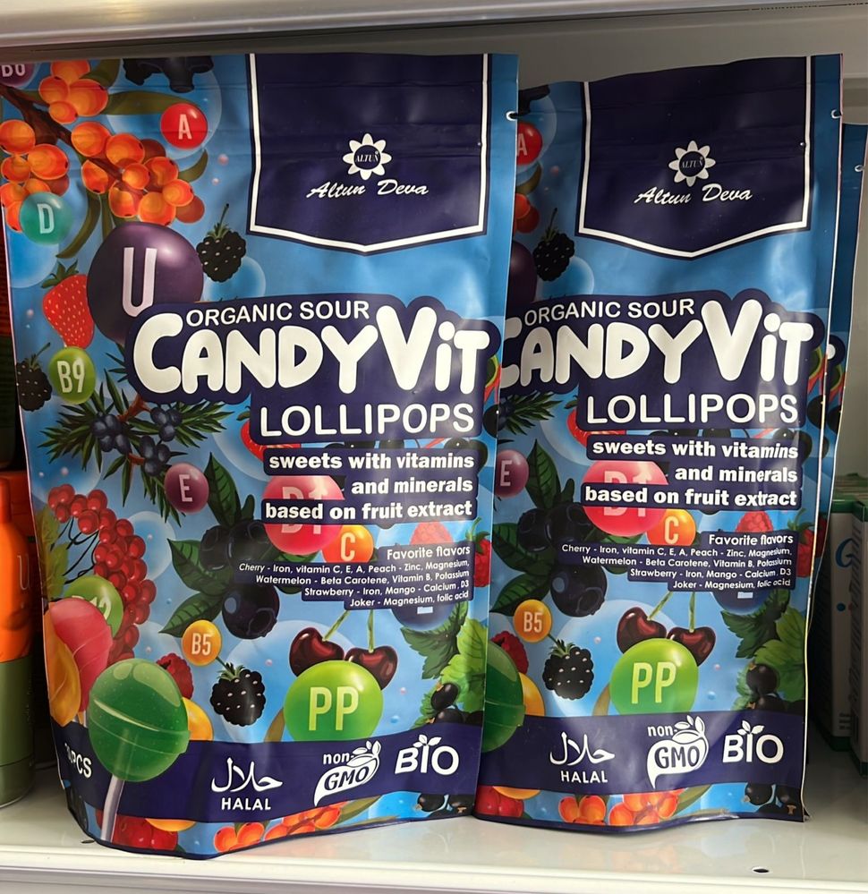 Чупа-чупсы без сахара леденцы Candy vit