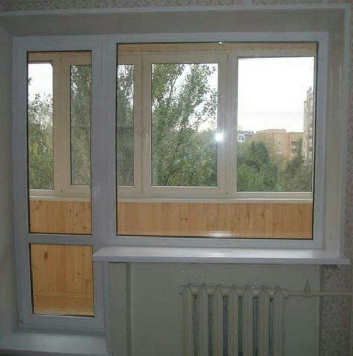 Пластиковые окна и балкон под ключ .