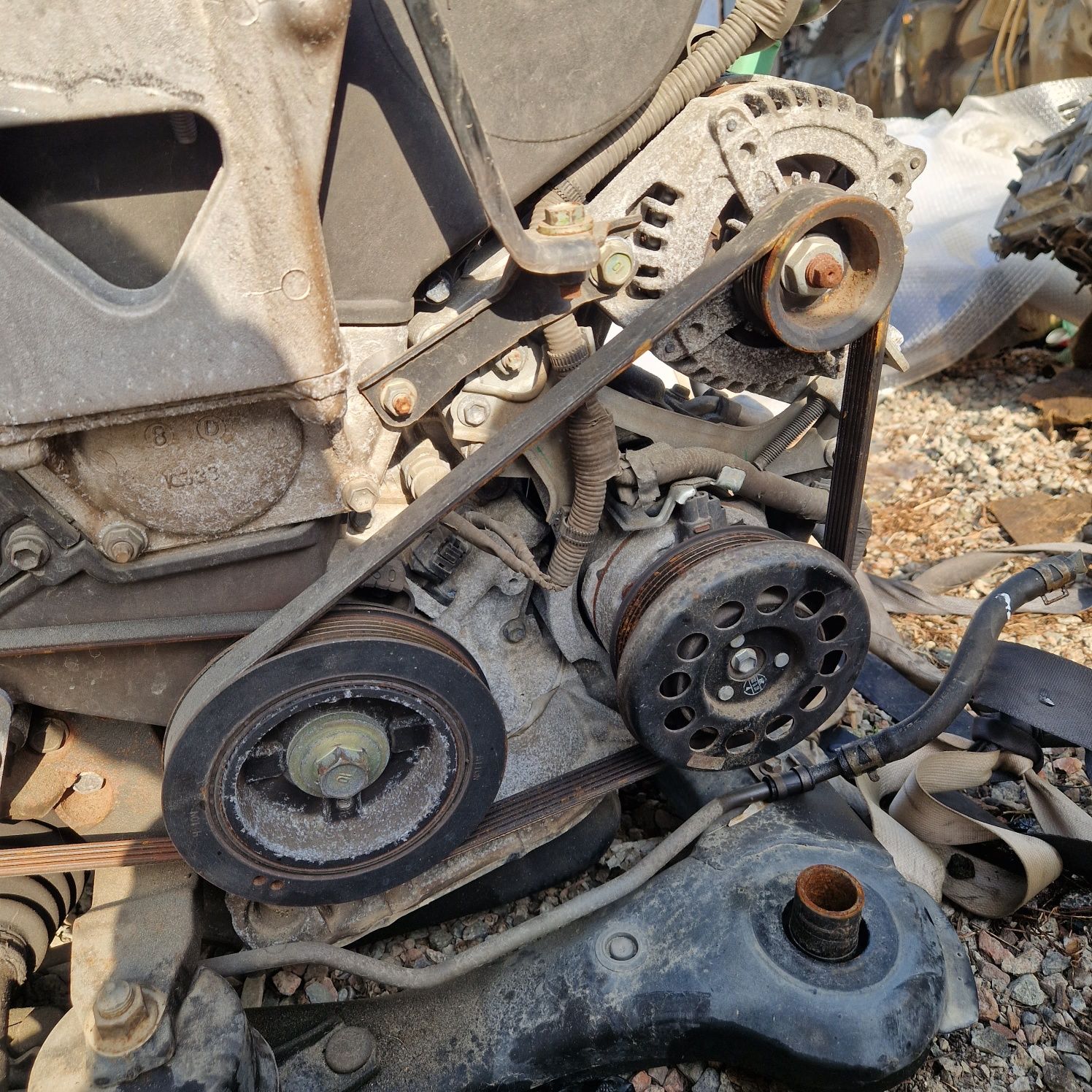 Компрессор кондиционера 1mz, на lexus rx300, rx330, highlander