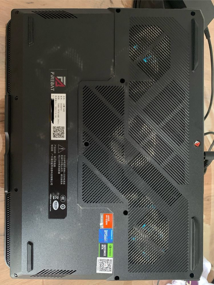 Игровой ноутбук Firebat ZY-T6K — RTX 4070, Ryzen 7, 2К 240Гц