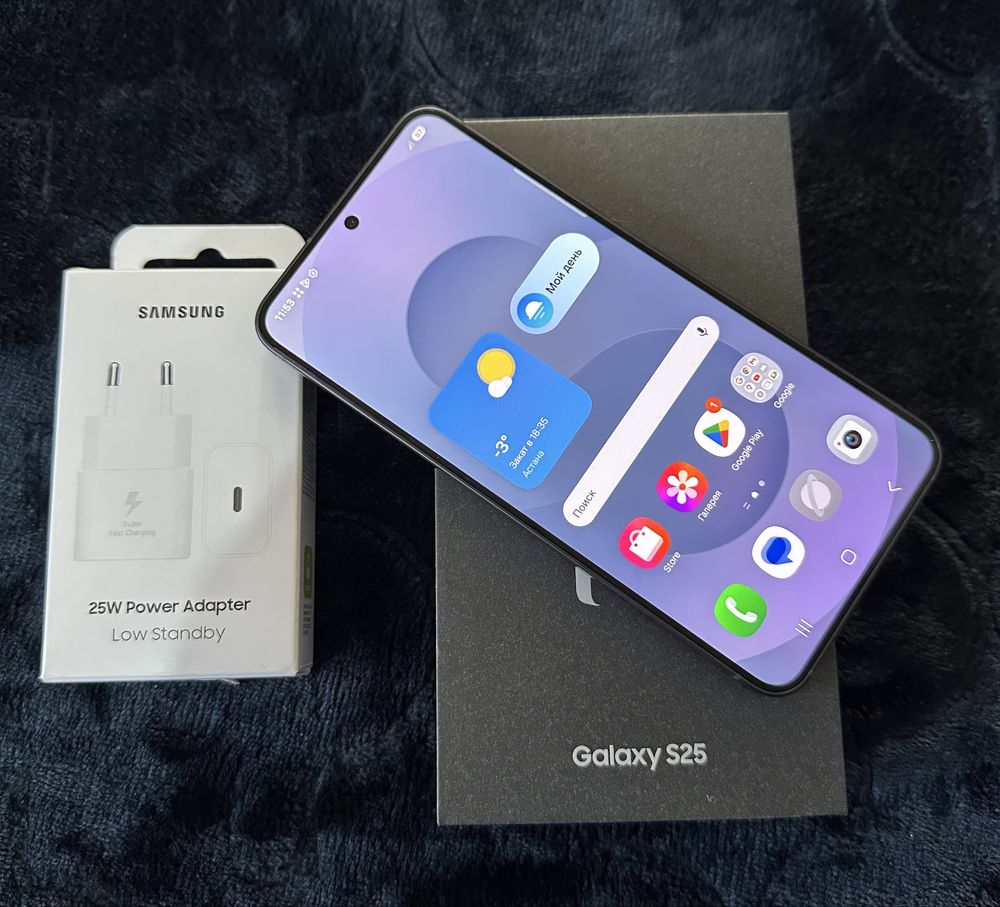 Samsung Galaxy S25 Blue Black 12/128Gb