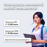 Закрытие ТОО/ИП быстро, профессионально, ликвидировали более 1400 комп