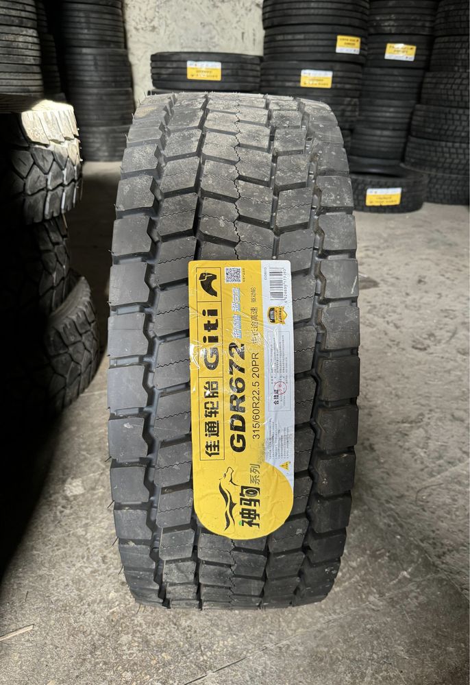 Грузовые шины GITI 315/60 R22.5 GDR672 (ведущая ось)