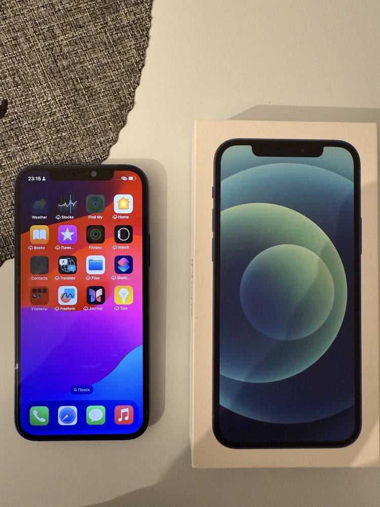 iPhone 12 Айфон 12 синий цвет