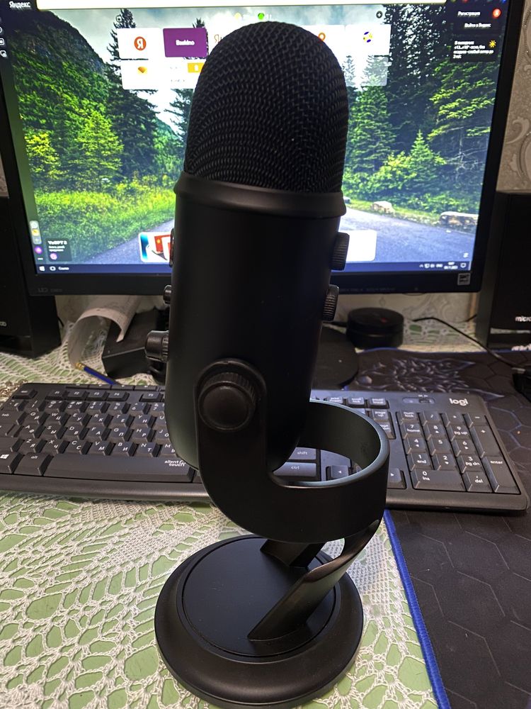 Срочно Оригинальный профессиональный микрофон Blue Yeti
