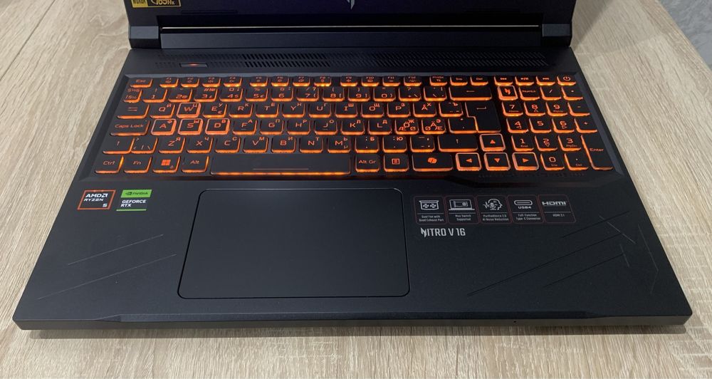 Ноутбук Acer Nitro Ryzen 5 8645HS (4.3 - 5 МГц), видео RTX 4060 (8 Гб)