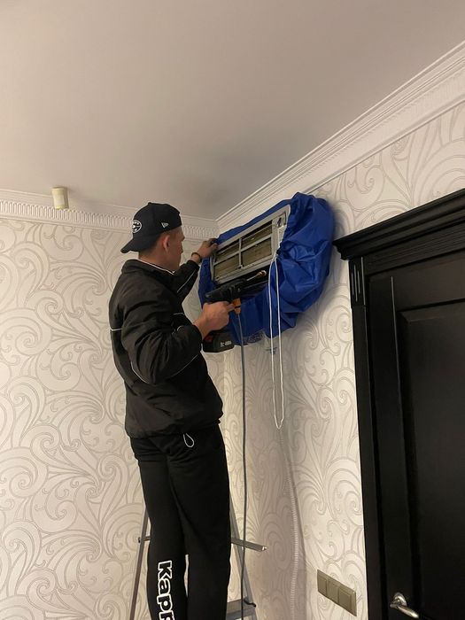 Установка кондиционеров Монтаж кондиционера