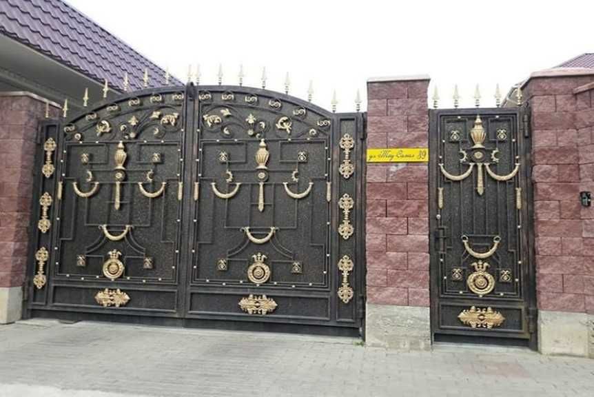 Забор Вороты с Калитка Распашные Откатные Варота Какпа Сварочные Работ