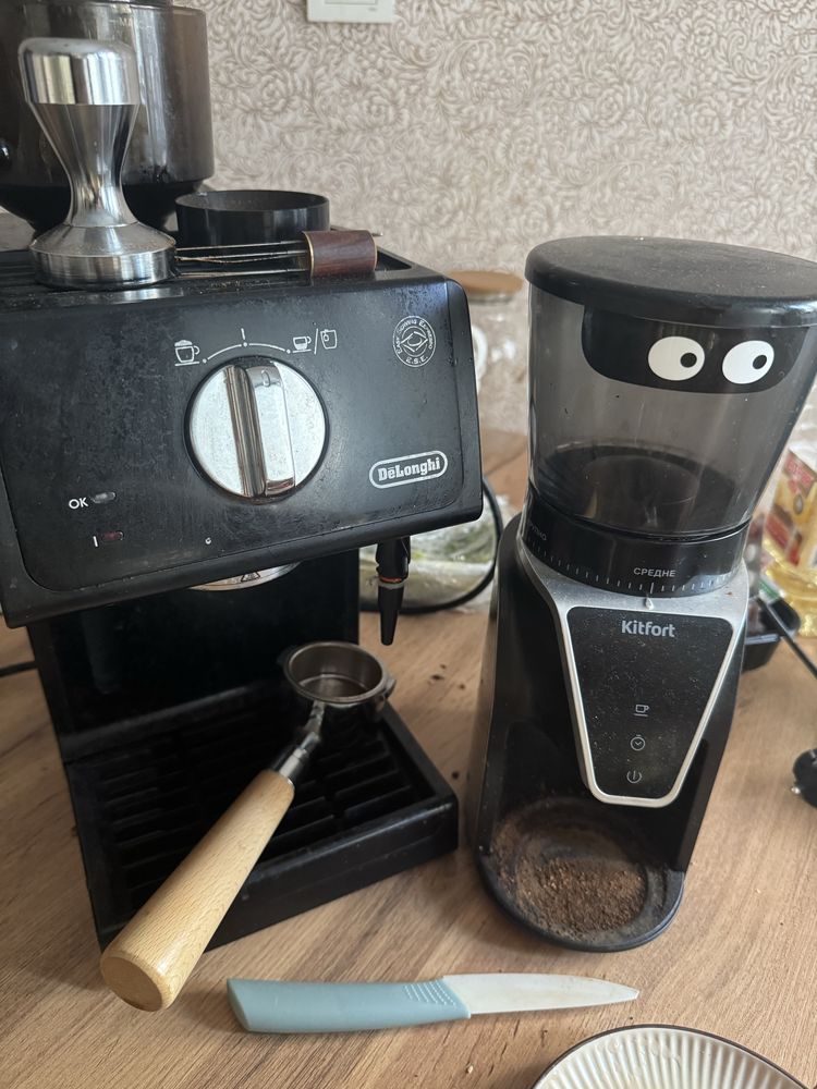 Кофемашина и кофемолка
