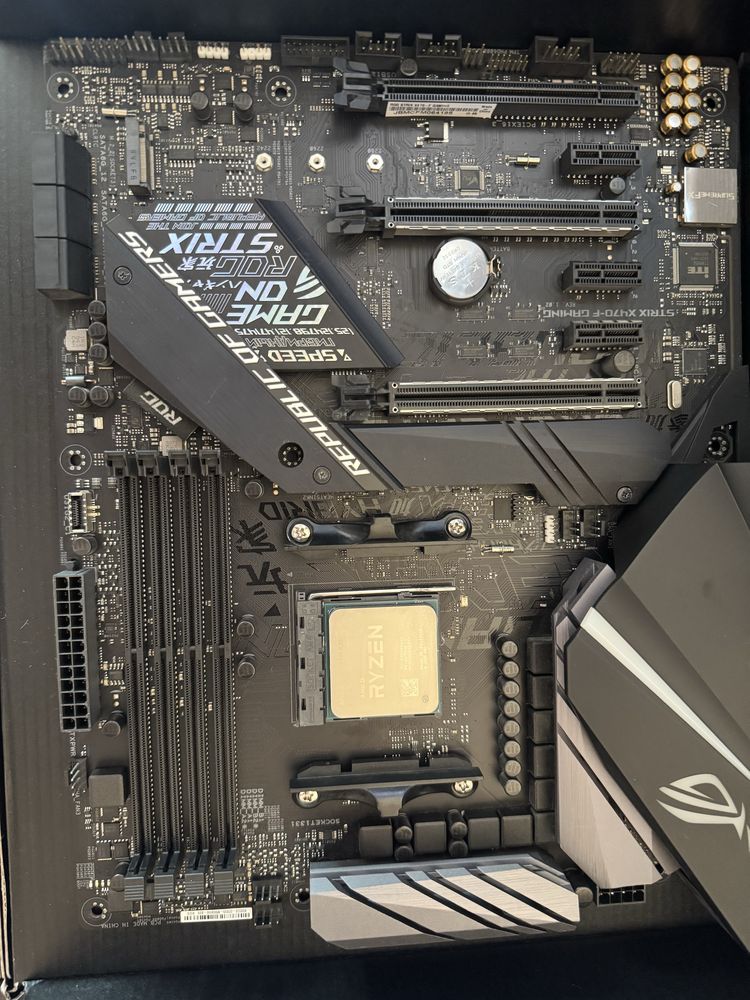 Набор 5800x3d + Asus ROG x470 + 32Gb RAM
