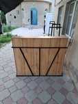 Стелажи полки ресепшн