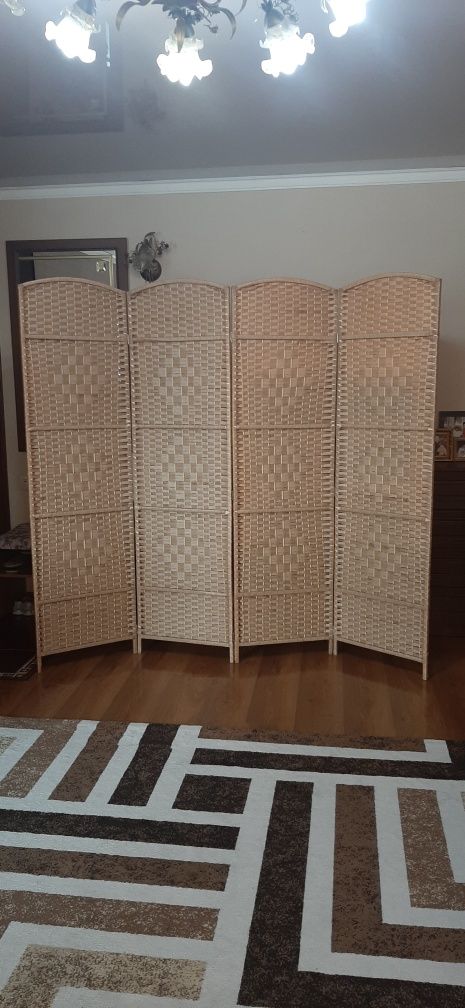 Ширма новая плетёная