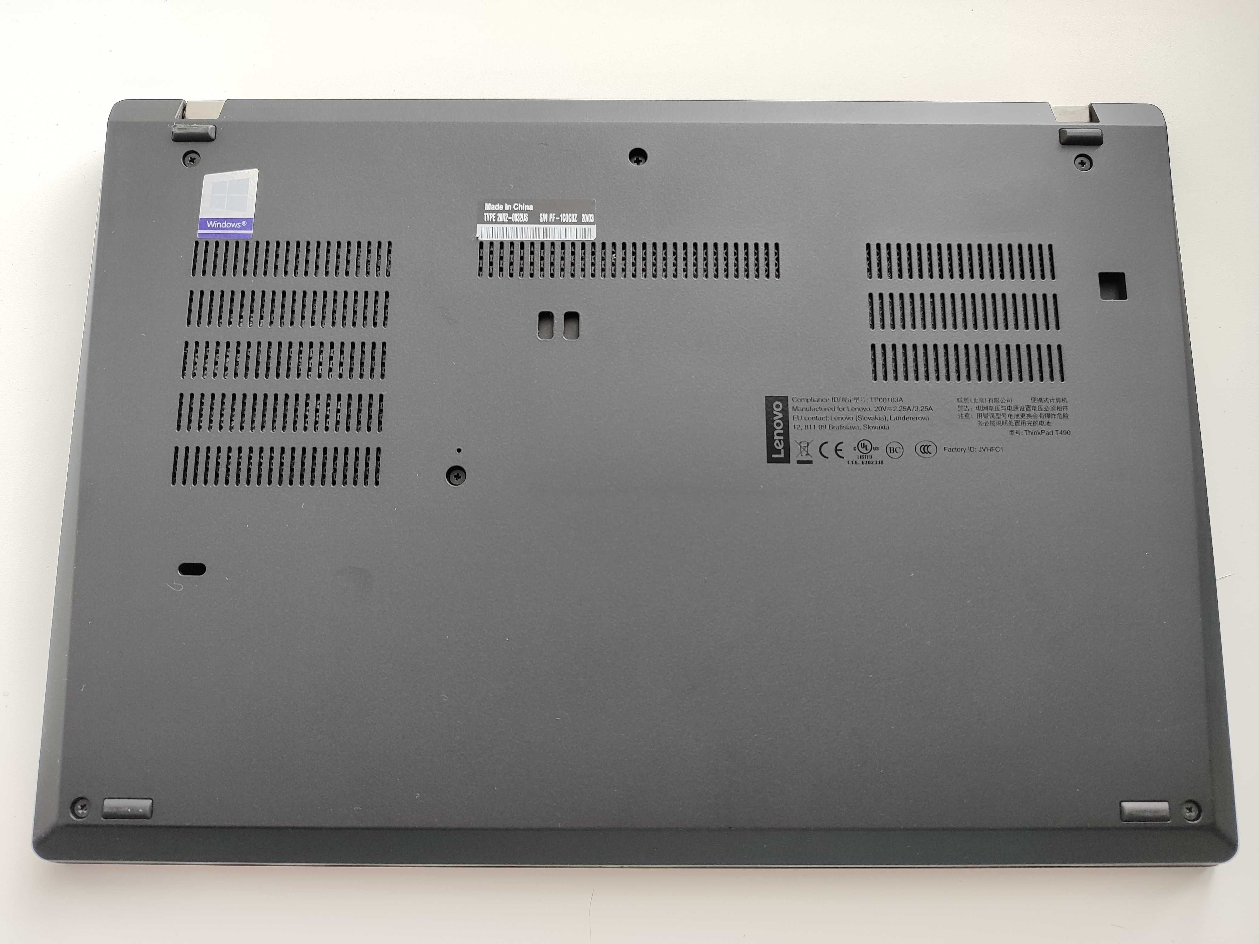 Lenovo ThinkPad T490/i5-8265/8/256/14/FHD/IPS/PremiumBusiness