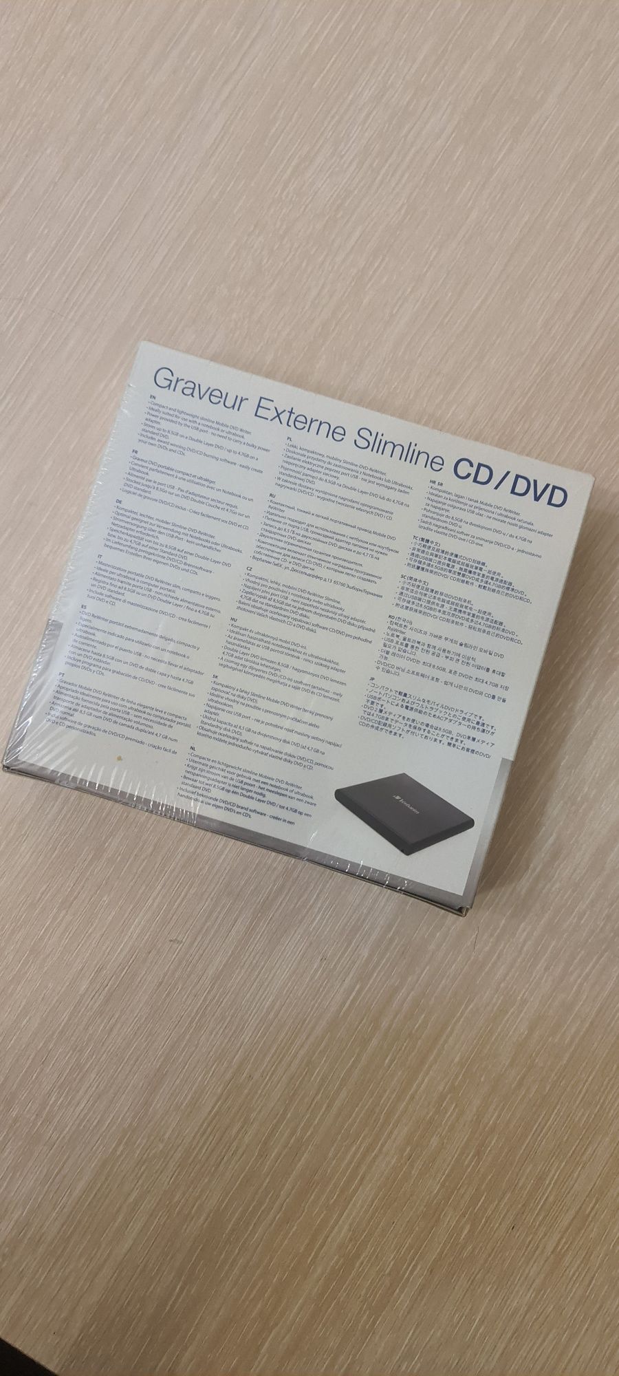 Внешний CD/DVD привод Verbatim, USB,НОВЫЙ В УПАКОВКЕ