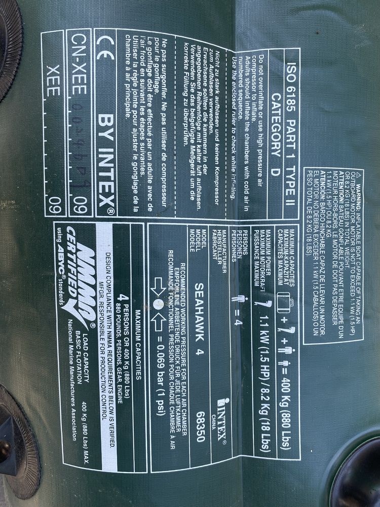 Продам надувную лодку