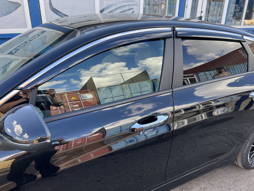 Дефлекторы окон с хромом Kia K5 с 2020+
