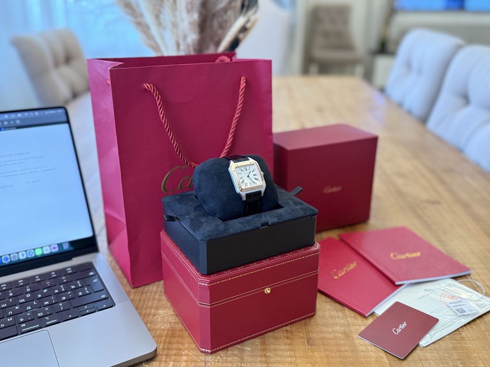 Часы Cartier Santos Dumont XL