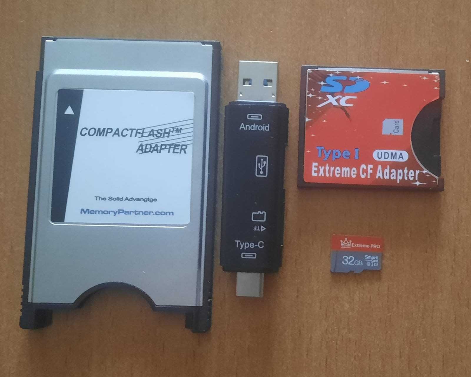 PCMCIA Адаптер картридер CF CompactFlash мерседес