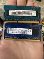 озу DDR3L 4гб 2 штуки