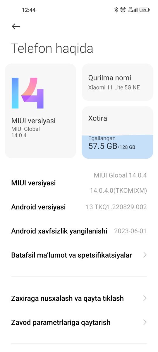 Xiyami 11 layt 8+3.128
