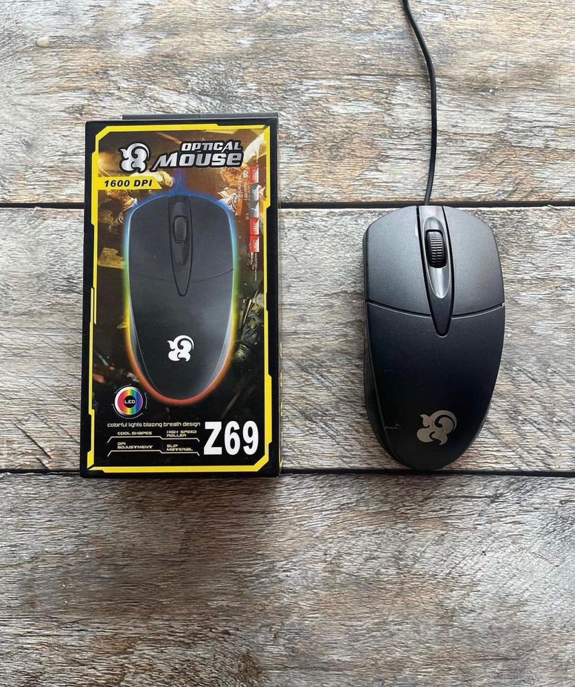 Новая рабочая мышка Optical mouse Z69  / мышка на пк