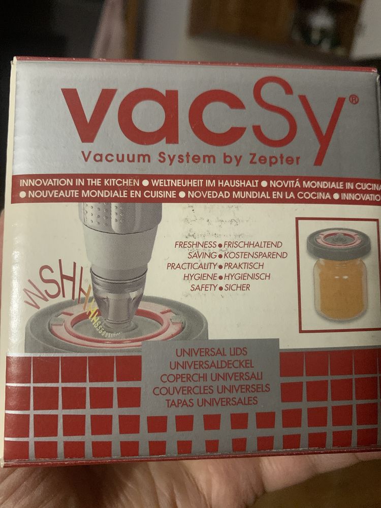 Vacsy от Цептер. Вакуум для продуктов для длительного хранения