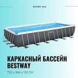 Акция! Большые Каркасные бассейны Bestway и Intex  все размеры есть