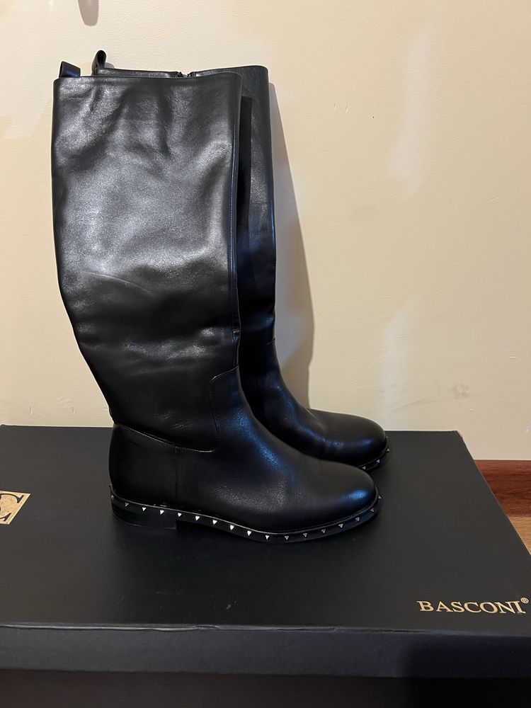 Сапоги Basconi еврозима,натуральная кожа