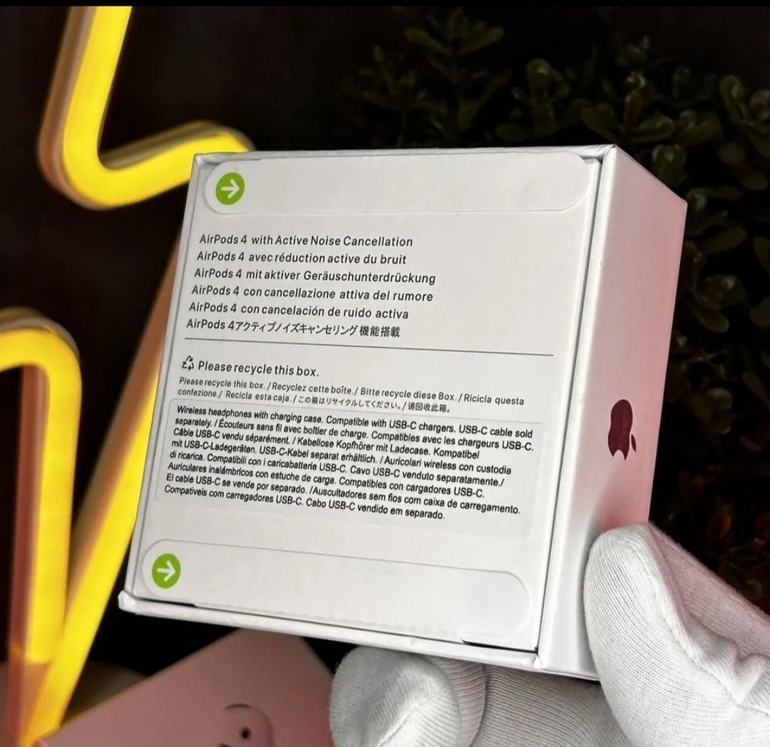 Airpods 4 ANC 2025 с шумоподавлением наушники эирподс
