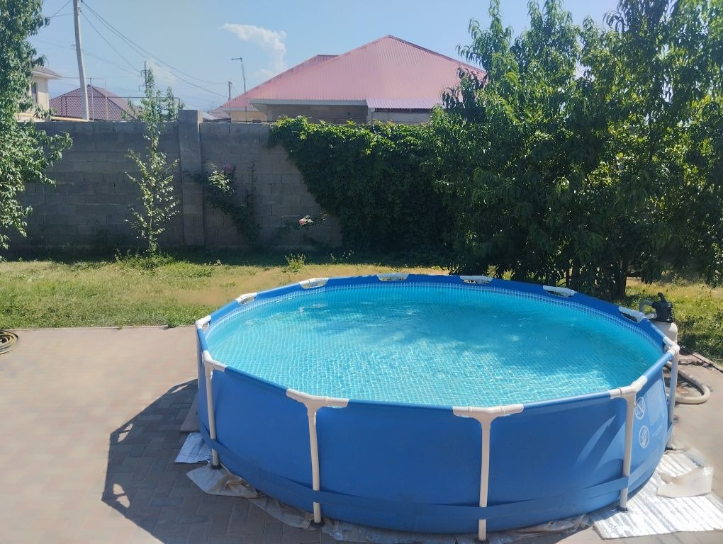 Бассейн Intex 3600х790 мм. С песочным насосом и аксессуарами!