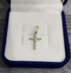 Золотой крестик вес 0.52гр 585пр Код 5640 Нур маркет
