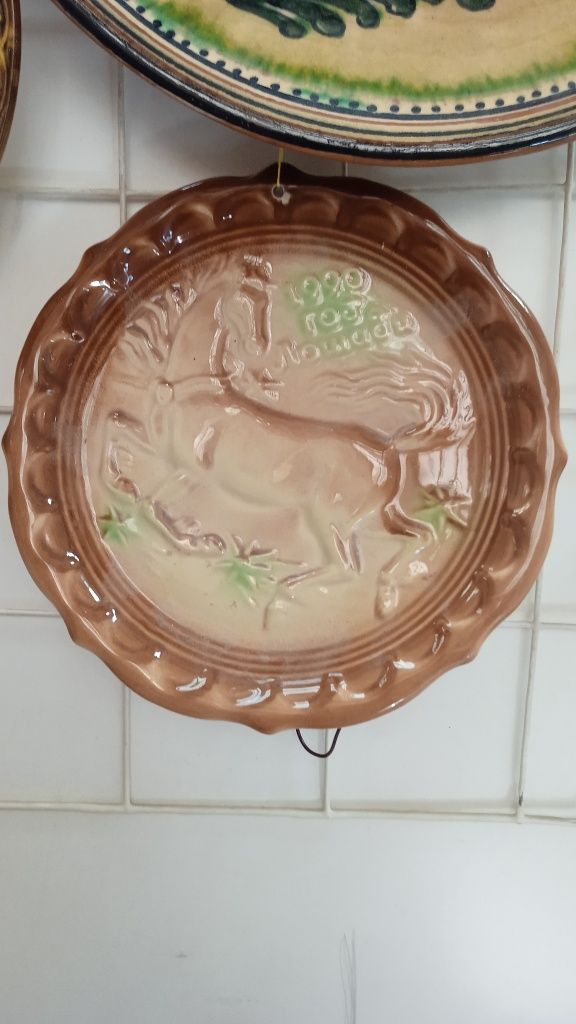 Настенная тарелка СССР керамика